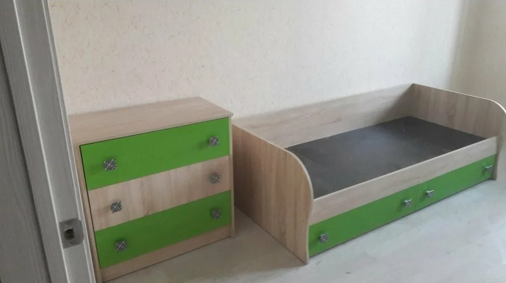 Кровать с ящиками детская КОЛИБРИ