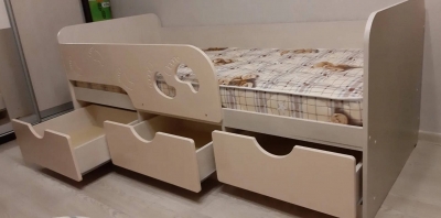 Кровать детская МИНИМА ЛЕГО с ящиками 1.86