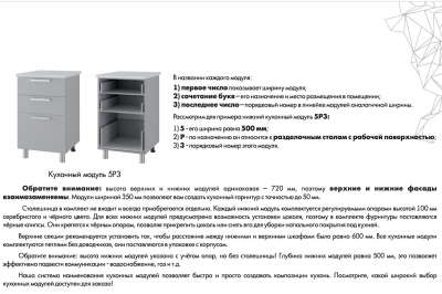 Кухонные шкафы модульных систем БТС