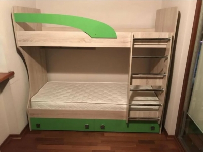 Кровать двухъярусная для детей КОЛИБРИ