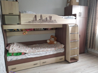 Кровать детская с ящиками ОРИОН