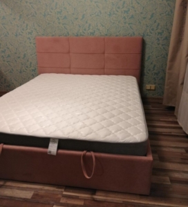Кровать КРИСТАЛЛ ЭКО 140х200 с подъемным механизмом